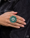 Paparazzi "Steady Shimmer" Green Ring Paparazzi Jewelry