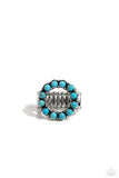 Paparazzi "Stone Circles" Blue Ring Paparazzi Jewelry