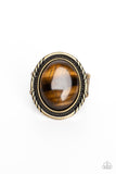 Paparazzi "Stone Terrarium" Brass Ring Paparazzi Jewelry