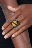 Paparazzi "Stone Terrarium" Brass Ring Paparazzi Jewelry