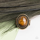 Paparazzi "Stone Terrarium" Brass Ring Paparazzi Jewelry