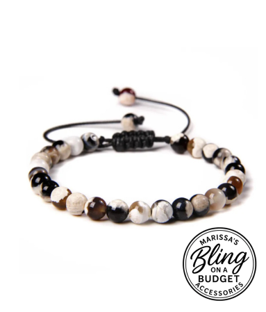 White Agate Bracelet Paparazzi Jewelry