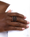 Paparazzi "Streamlined Showdown" Copper Ring Paparazzi Jewelry