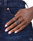 Paparazzi "Streamlined Showdown" Silver Ring Paparazzi Jewelry
