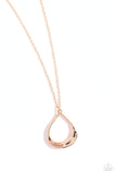 Paparazzi "Subtle Season" Rose Gold Necklace & Earring Set Paparazzi Jewelry