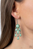 Paparazzi "Summer Feeling" Green Earrings Paparazzi Jewelry