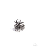 Paparazzi "Tarantula Twist" Black Ring Paparazzi Jewelry