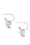 Paparazzi "Teardrop Tassel" Pink Post Earrings Paparazzi Jewelry