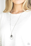 Paparazzi "Teardrop Tranquility" Black Necklace & Earring Set Paparazzi Jewelry