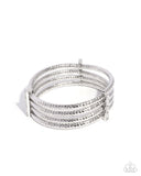 Paparazzi "Teeming With Taste" White Bracelet Paparazzi Jewelry