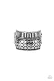 Paparazzi "Tenacious Texture" Silver Men's Ring Paparazzi Jewelry