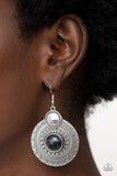 Paparazzi "Terra Throwdown" Black Earrings Paparazzi Jewelry