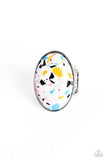 Paparazzi "Terrazzo Tease" White Ring Paparazzi Jewelry
