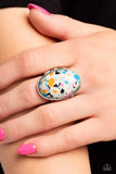 Paparazzi "Terrazzo Tease" White Ring Paparazzi Jewelry