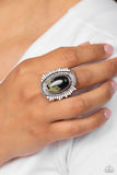 Paparazzi "Terrazzo Trendsetter" Green Ring Paparazzi Jewelry