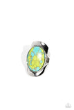 Paparazzi "Terrazzo Tribute" Green Ring Paparazzi Jewelry