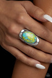 Paparazzi "Terrazzo Tribute" Green Ring Paparazzi Jewelry