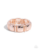 Paparazzi "Textured Tranquility" Rose Gold Bracelet Paparazzi Jewelry
