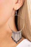 Paparazzi "The Little Dipper" Silver Earrings Paparazzi Jewelry