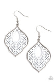 Paparazzi "Thessaly Terrace" White Earrings Paparazzi Jewelry