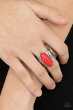 Paparazzi "This BADLAND Is My BADLAND" Red Ring Paparazzi Jewelry