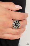 Paparazzi "Time To SHELL-ebrate" Black Ring Paparazzi Jewelry
