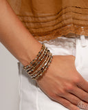 Paparazzi "Timeless Tango" Gold Bracelet Paparazzi Jewelry