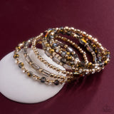 Paparazzi "Timeless Tango" Gold Bracelet Paparazzi Jewelry