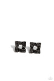 Paparazzi "Times Square Scandalous" Silver Post Earrings Paparazzi Jewelry