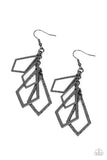 Paparazzi "Totally TERRA-ific" Black Earrings Paparazzi Jewelry
