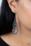 Paparazzi "Totally TERRA-ific" Black Earrings Paparazzi Jewelry