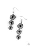 Paparazzi "Totem Temptress" Black Earrings Paparazzi Jewelry
