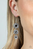 Paparazzi "Totem Temptress" Black Earrings Paparazzi Jewelry