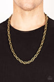 Paparazzi "Trademark Trend" Brass Urban Unisex Necklace Paparazzi Jewelry