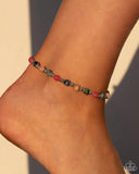 Paparazzi "Tranquil Tribute" Multi Anklet Bracelet Paparazzi Jewelry
