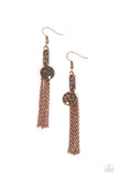 Paparazzi "Twinkle Twinkle Little Trinket" Copper Earrings Paparazzi Jewelry