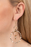 Paparazzi "Twisted Temptation" Gold Earrings Paparazzi Jewelry