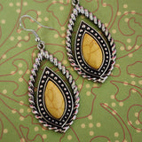 Paparazzi "Twisted Trailblazer" Yellow Earrings Paparazzi Jewelry