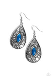 Paparazzi "Two Perennials In A Pod" Blue Earrings Paparazzi Jewelry