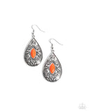 Paparazzi "Two Perennials In A Pod" Orange Earrings Paparazzi Jewelry