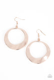 Paparazzi "Urban Eclipse" Rose Gold Earrings Paparazzi Jewelry