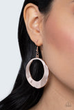 Paparazzi "Urban Eclipse" Rose Gold Earrings Paparazzi Jewelry