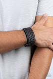 Paparazzi "Urban Expansion" Black Urban Bracelet Unisex Paparazzi Jewelry