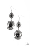 Paparazzi "Victorian Villa" Black Earrings Paparazzi Jewelry
