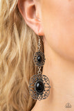 Paparazzi "Victorian Villa" Black Earrings Paparazzi Jewelry