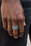 Paparazzi "Vine of Valor" Silver Mens Ring Paparazzi Jewelry