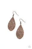 Paparazzi "Vineyard Vanity" Copper Earrings Paparazzi Jewelry