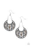 Paparazzi "Vineyard Villa" Brown Earrings Paparazzi Jewelry