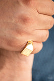 Paparazzi "Void" Gold Mens Ring Paparazzi Jewelry