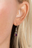 Paparazzi "Wallflower Wonderland" Purple Necklace & Earring Set Paparazzi Jewelry